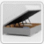 Right hand lift solid divan base